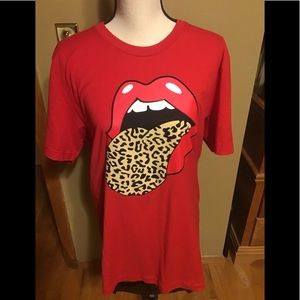 COPY - Diamond Dream Red Lip Tee Shirt💋